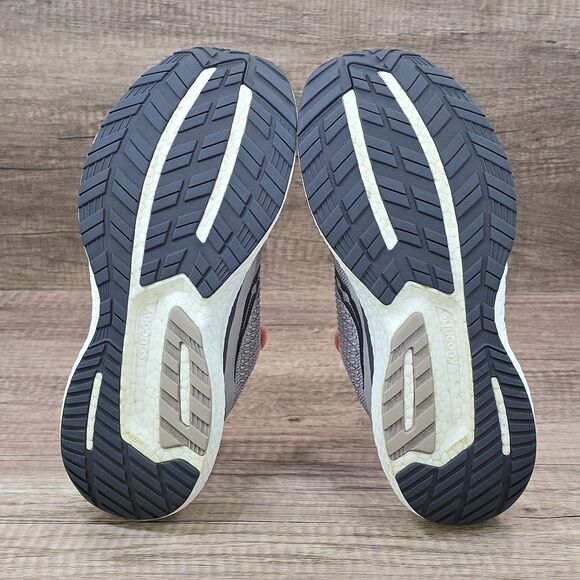 Saucony Triumph 18 Women's Size 8.5 Gray Peach Running Shoes (S10595-30) - Picture 8 of 9